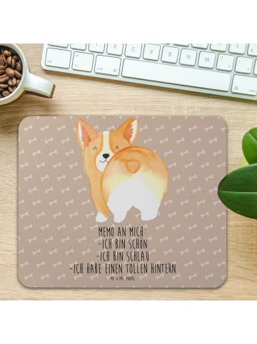 Mr. & Mrs. Panda Maus Pad Corgi Po mit Spruch in Hundeglück