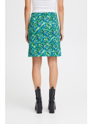 ICHI IHKATE PRINT SK10 Regular fit in Blue Green Multi Flower aop