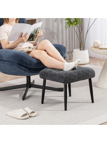 HOMCOM Sitzhocker-45L x 41B x 38H cm-Dunkelgrau