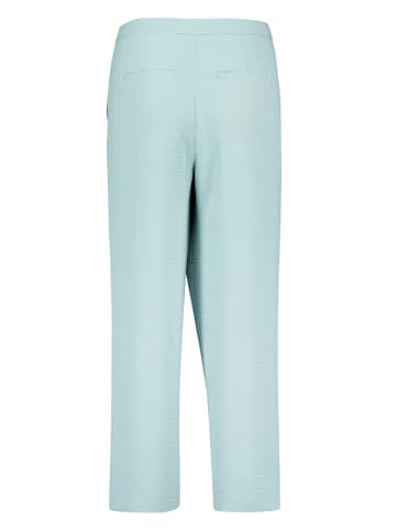 Zero  Businesshose mit Gürtel in Silver Blue