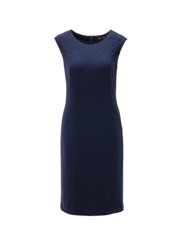 GOLDNER Kleid mit feinem Chiffonjäckchen in mitternachtsblau