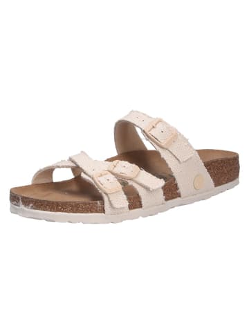 Birkenstock Tieffußbett Pantolette in beige