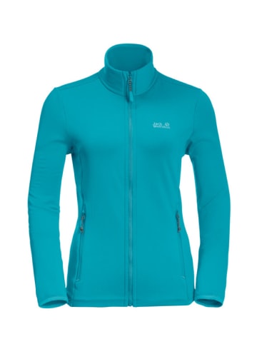 Jack Wolfskin Fleecejacke Peak Grid Fleece in Blau