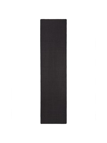 Snapstyle Sisal Läufer Natur Teppich in schwarz