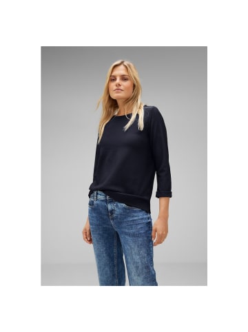 Street One Langarmshirt in deep blue