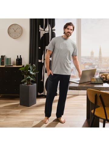 Erwin Müller Sweat Freizeithose, lang in schwarz