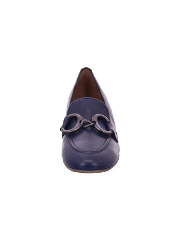 Everybody Damenslipper glatte-oder Ledersohle bis 25 mm  in  Blau