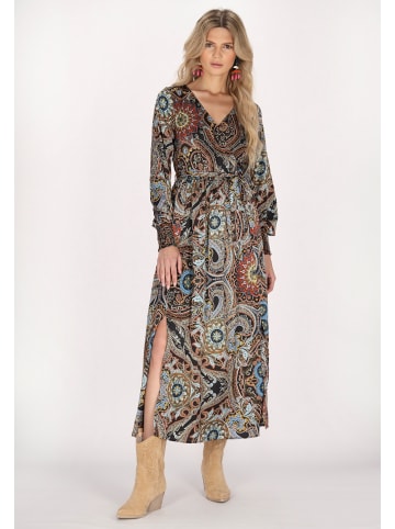 usha FESTIVAL Damen Dress in Schwarz Mehrfarbig