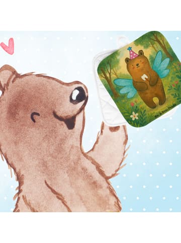 Mr. & Mrs. Panda 2er Set Topflappen  Bär Zahnfee Design ohne Spruch in Weiß