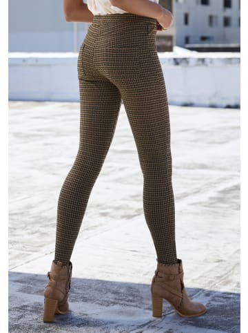 LASCANA Leggings in gold gemustert