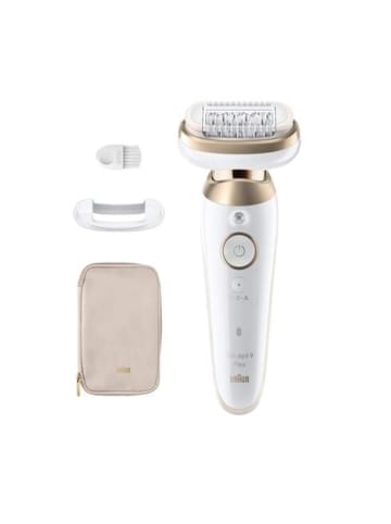 Braun Epilierer Rasierer 9-011 Silk-épil 9 Flex 3D in Weiß