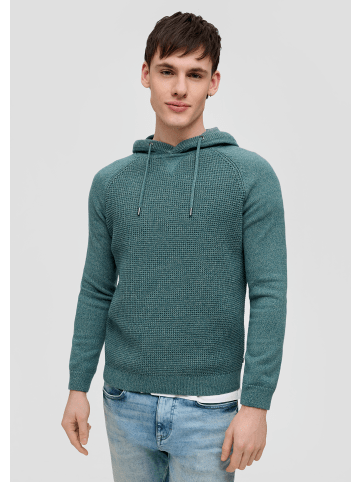 QS Strickpullover langarm in Petrol