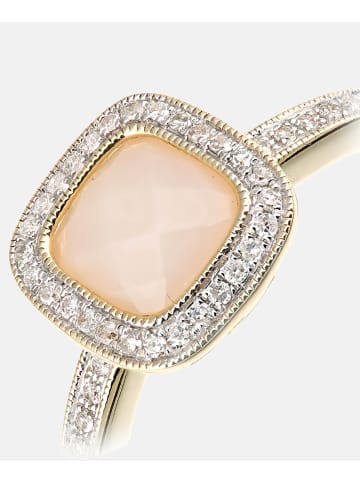 Diamant L'éternel Ring aus 375 Gelbgold mit Diamant mit Opal