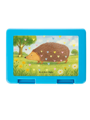 Mr. & Mrs. Panda Bentobox Igel Herzen Design ohne Spruch in Weiß