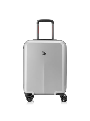 Pack Easy Genius 4 Rollen Kabinentrolley S 54 cm in silber