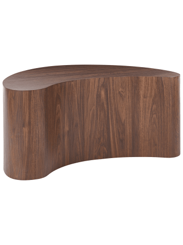 Beliani Couchtisch BILPA in Braun - (W) 44 x (H) 40 x (L) 89 cm