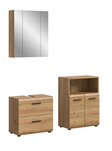 ebuy24 Badmöbelset Ice Eiche 135 x 30 cm