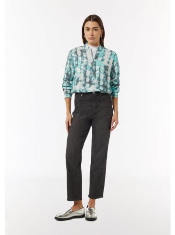 comma CI Bluse langarm in Petrol