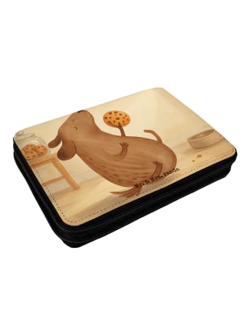 Mr. & Mrs. Panda Schulmäppchen Hund Keks Design ohne Spruch in Weiß