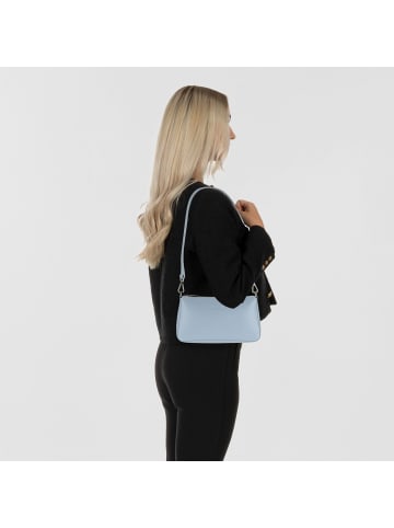 Lancaster Suave Even Schultertasche Leder 23 cm in bleufume