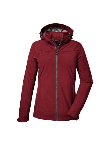 Killtec Softshelljacke mit 10.000mm Wassersäule in Rot