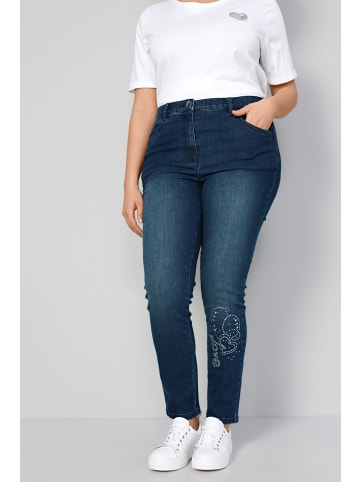 MIAMODA Jeans in dunkelblau