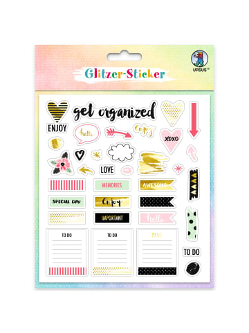 URSUS Glitzer-Sticker Bullet Journal - ab 3 Jahren