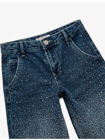 KOTON HOSEN in Mittel Indigo
