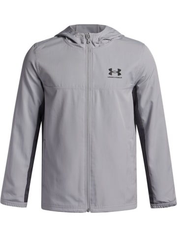 Under Armour Softshelljacke "B Rival Woven Jacke" in Grau