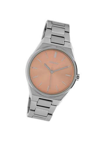 Oozoo Analog-Armbanduhr Oozoo Timepieces silber mittel (ca. 34mm)