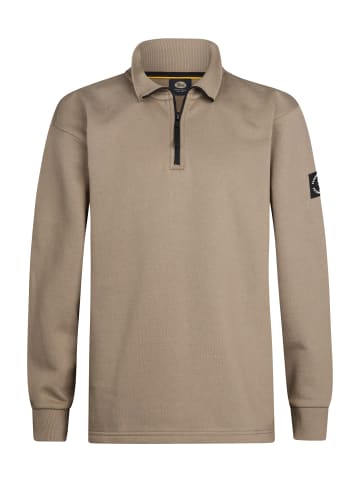Petrol Industries Halb-Zip Pullover Skagit in Braun