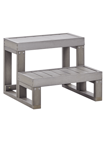 Beliani Outdoor Whirlpools LIMAY in Grau - (W) 57 x (H) 42 x (L) 54 cm