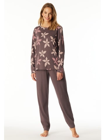 Schiesser Pyjama lang für Herren in beige