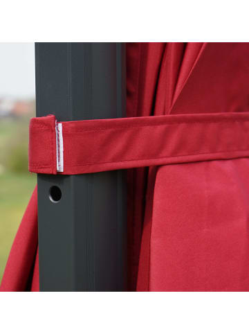 MCW Ampelschirm A96, Bordeaux, ohne Ständer, drehbar