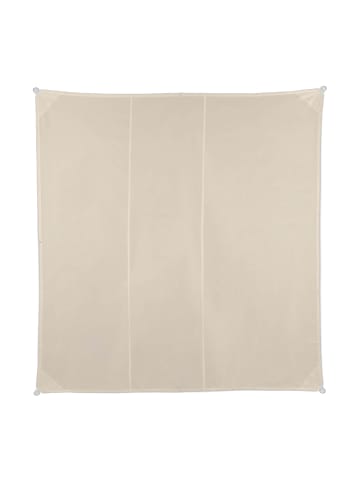 relaxdays Sonnensegel in Beige (B)400 x (T)400 cm