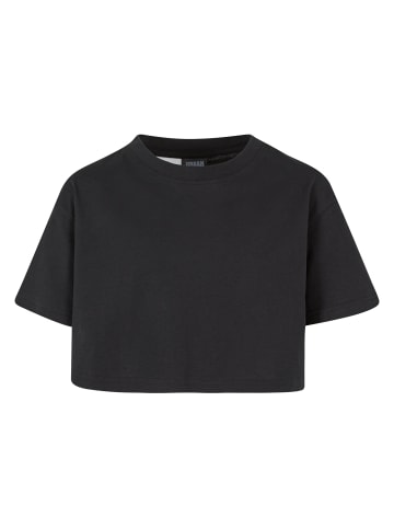 Urban Classics Cropped T-Shirts in black+black