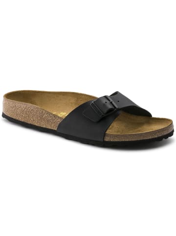 Birkenstock Pantoletten Madrid Birko-Flor in Schwarz