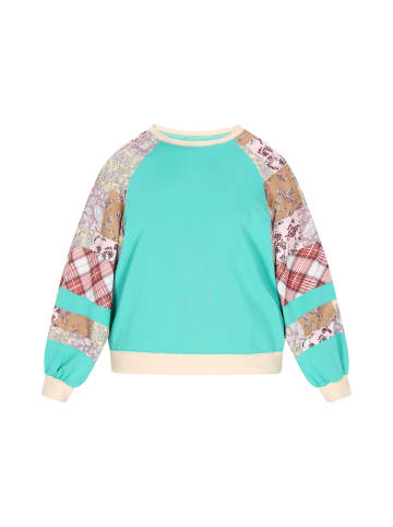 usha BLUE LABEL Plus Size Sweatshirt in sky blue