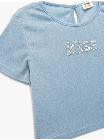 KOTON BLUSE SS in Blau