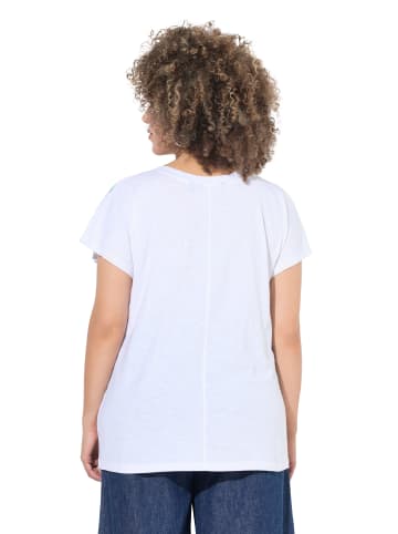 Ulla Popken Shirt in schneeweiß