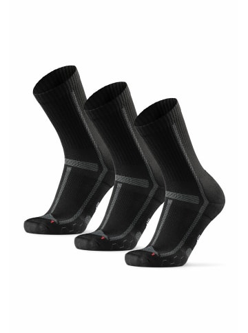 DANISH ENDURANCE Laufsocken Long Distance Crew in Black/Grey