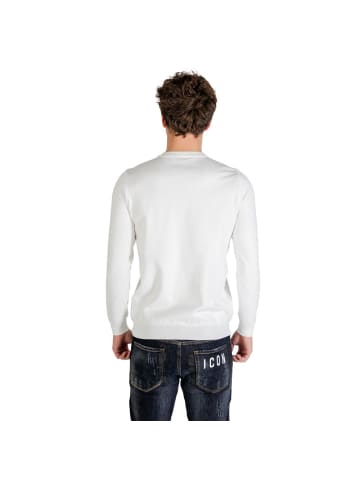 Weiß Viskose Sweatshirt