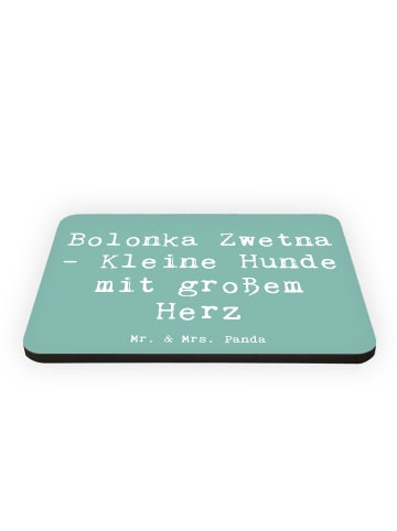 Mr. & Mrs. Panda Fridge Magnet Spruch Bolonka Zwetna Herz mit Sp... in Meeresbrise