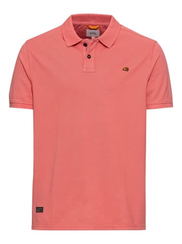 Camel Active Piqué Poloshirt aus zertifiziertem Organic Cotton in Rot