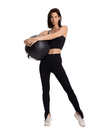 Onamaste Legging Mantra Flair in Schwarz