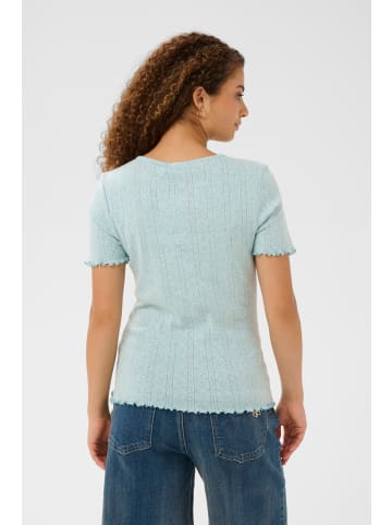 SAINT TROPEZ T-Shirt kurzarm GruSZ Fitted in Ether Melange
