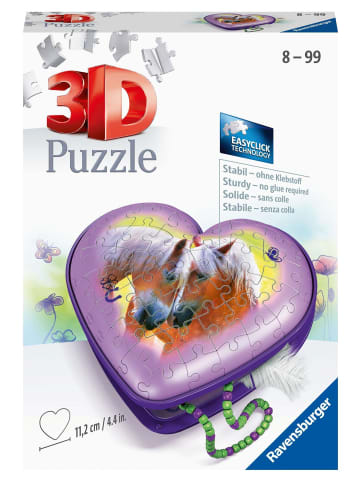 Ravensburger Ravensburger 3D Puzzle 11171 - Herzschatulle Pferde - 54 Teile -...