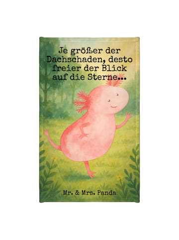Mr. & Mrs. Panda Gästehandtücher Axolotl Tanzen Design mit Spruch in Weiß