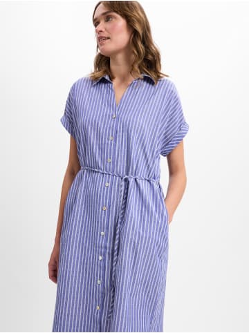 NÜMPH Freizeitkleid NUZally in hellblau weiß - 0001