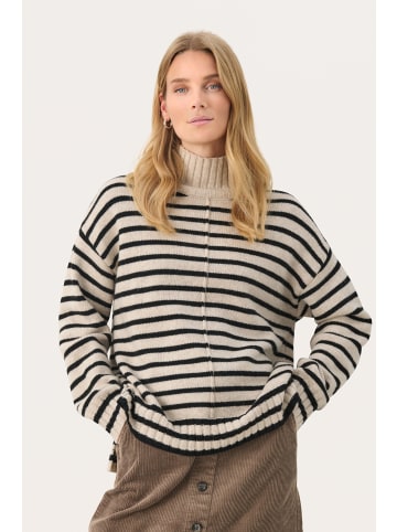 PART TWO Strickpullover LilyePW Relaxed fit in French oak Stripe